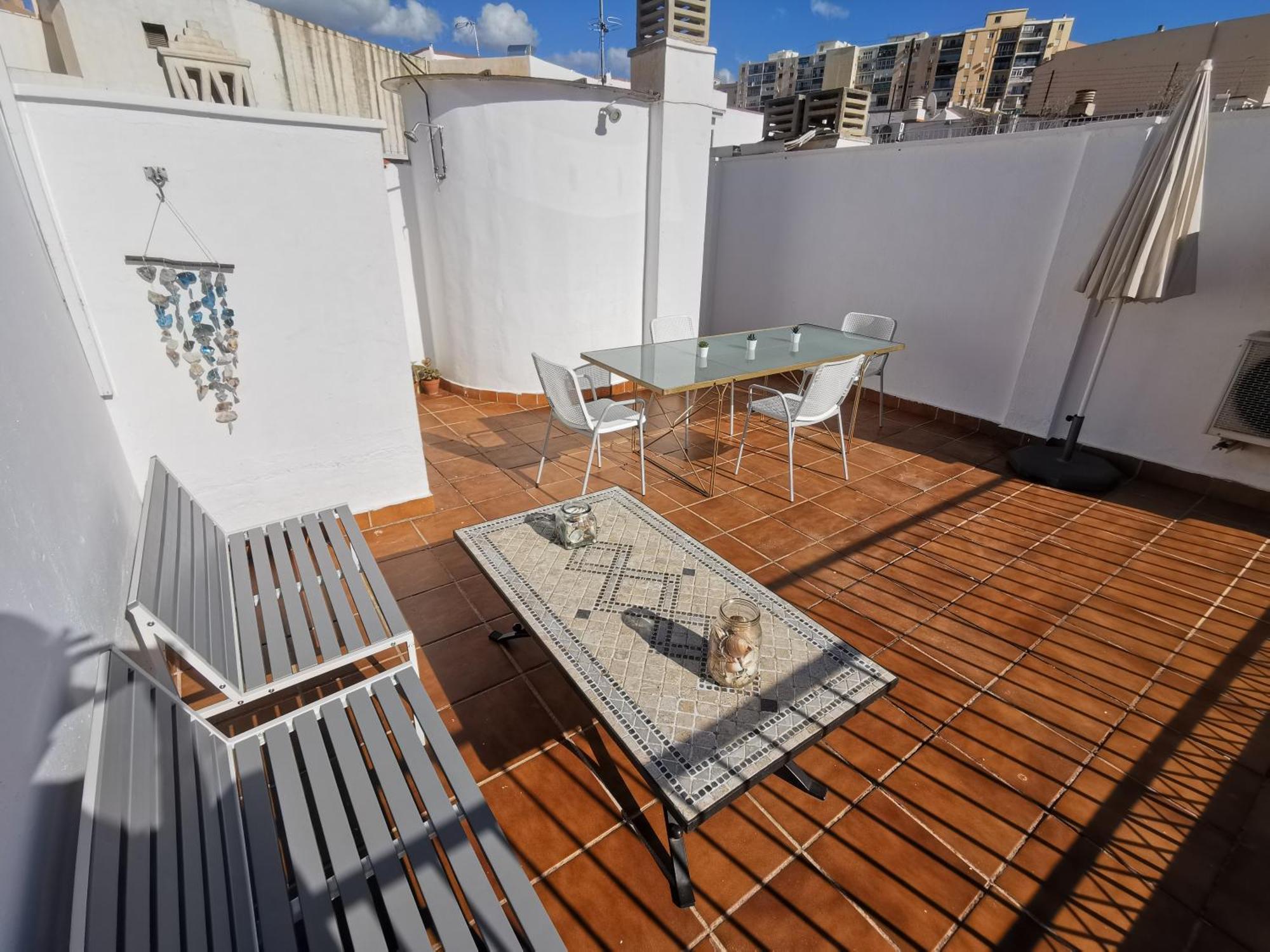 Atico Con Vistas Centro Historico / Terraza 40 M Málaga Exterior foto