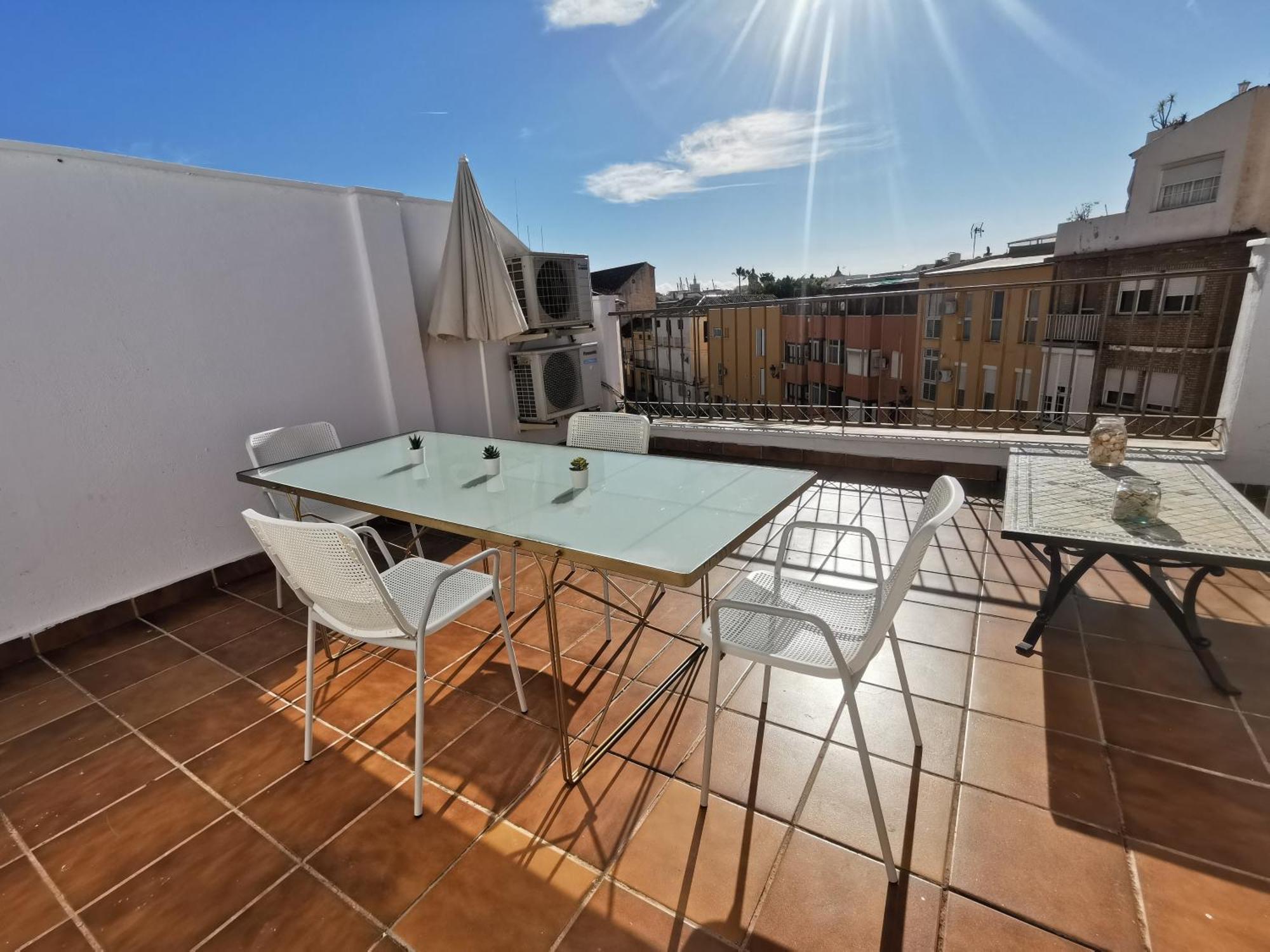 Atico Con Vistas Centro Historico / Terraza 40 M Málaga Exterior foto