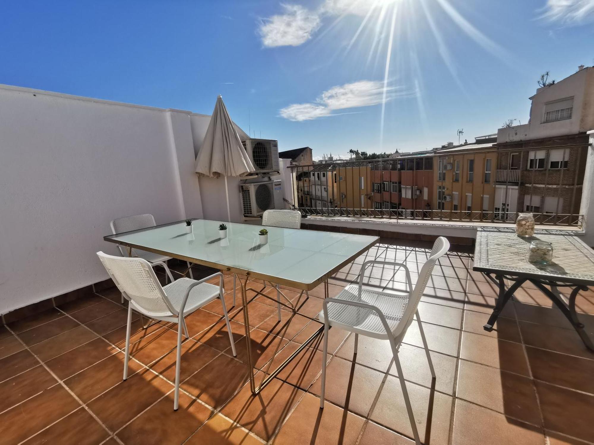 Atico Con Vistas Centro Historico / Terraza 40 M Málaga Exterior foto